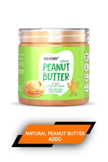Savory Natural Peanut Butter 400g